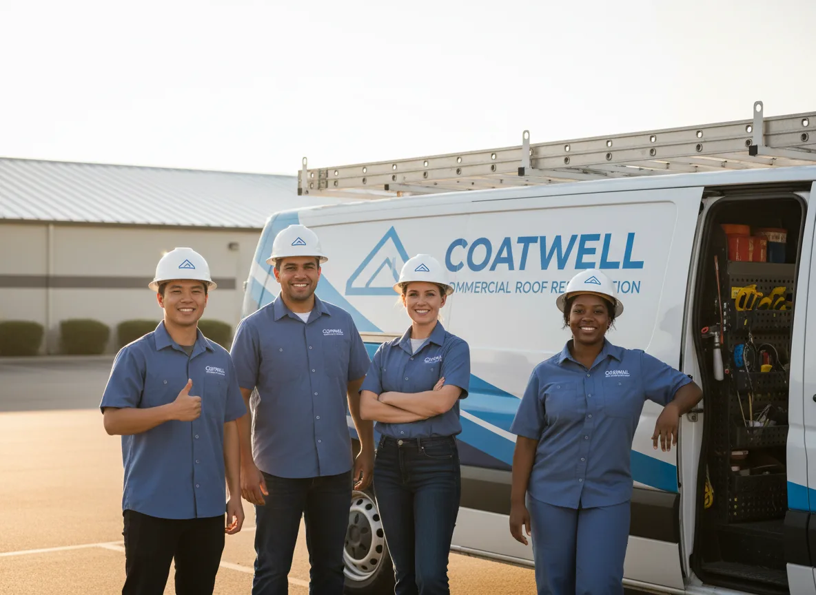 Commercial roof coating company in Banquete, TX